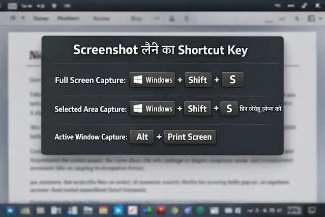 Windows Computer/Pc में Screenshot कैसे लें- ये Tricks 99% लोग नहीं जानते