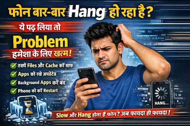 फोन बार-बार Hang हो रहा है, ठीक करे इन आसान से 7 Hidden तरीको से